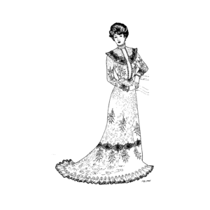 Edwardian Reception Gown Downloads Digital Pattern Princess Cut