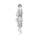 July 1921 artwork for Butterick pattern 3110
