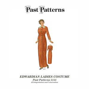 Edwardian Ladies Costume Sewing Pattern | Past Patterns 5155