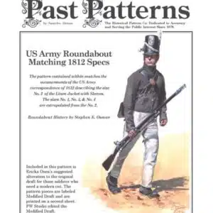 Early 1800s U.S. Army Jacket Sewing Pattern Historical Military Uniform