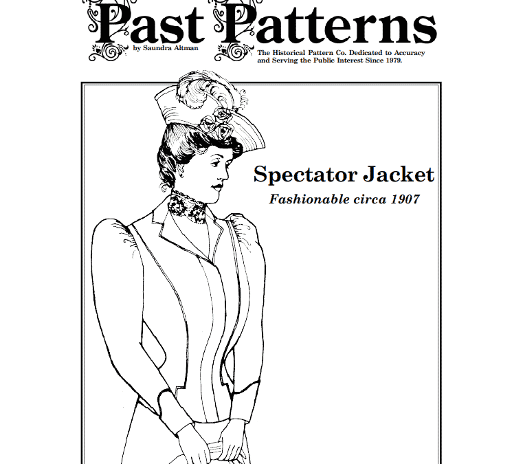 1900s Spectator Jacket Sewing Pattern | Past Patterns 0113