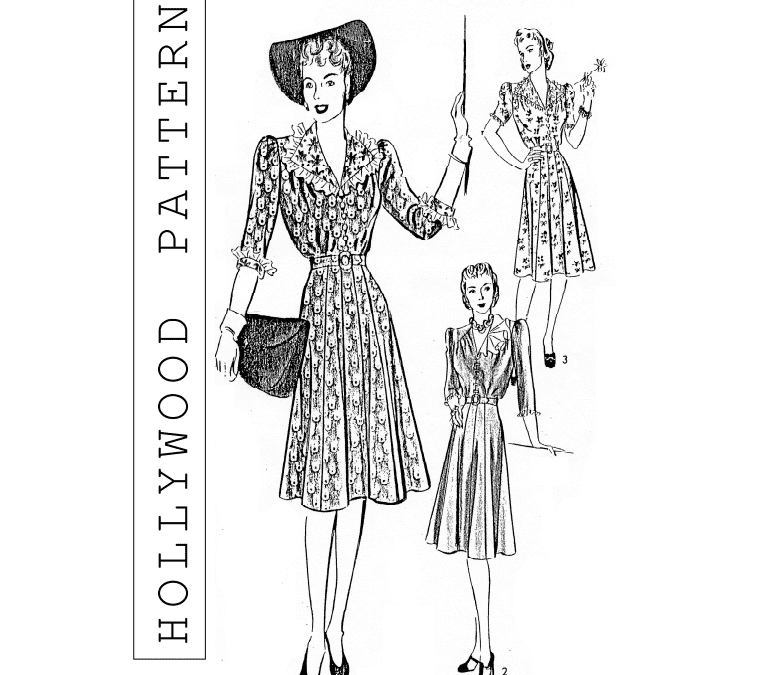 1940s One-Piece Dress Downloads | Past Patterns 0613