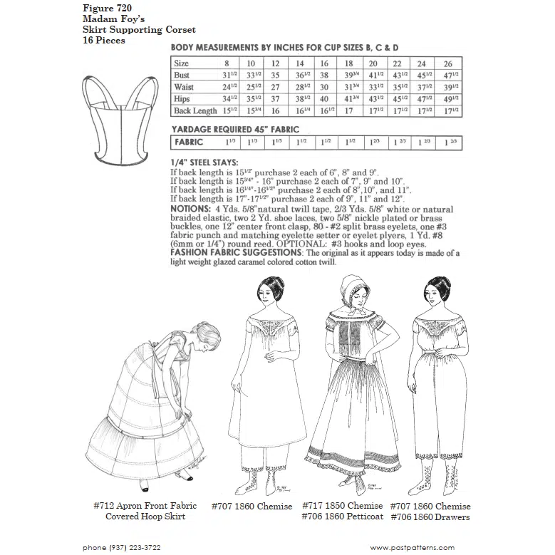Pattern 0720 back cover