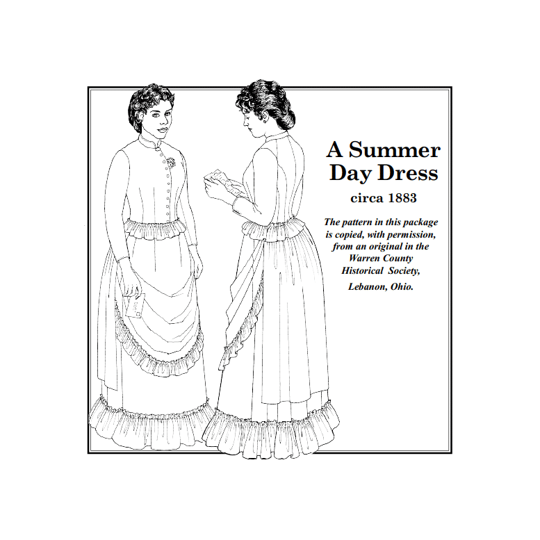 Early 1880s Three Piece Dress Sewing Pattern bust sizes 32-48 Past Patterns  original | 0905/0906/0907 | Past Patterns
