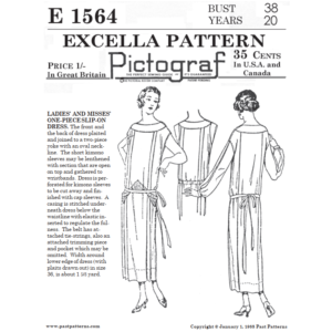 Pattern 1564 front cover