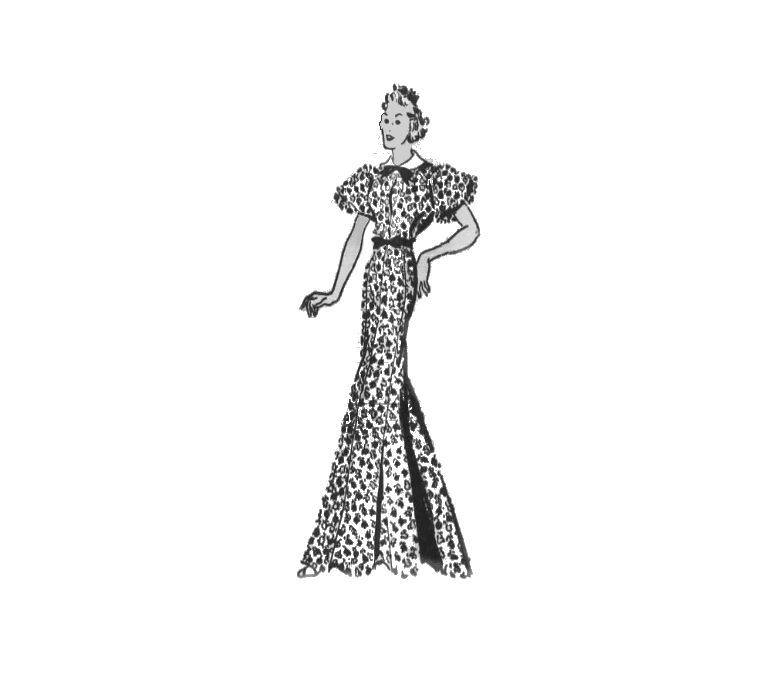 1930s Cocktail Ensemble Sewing Pattern | Past Patterns 1854