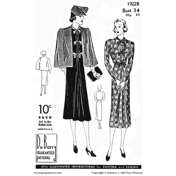 Pattern 1922B front cover
