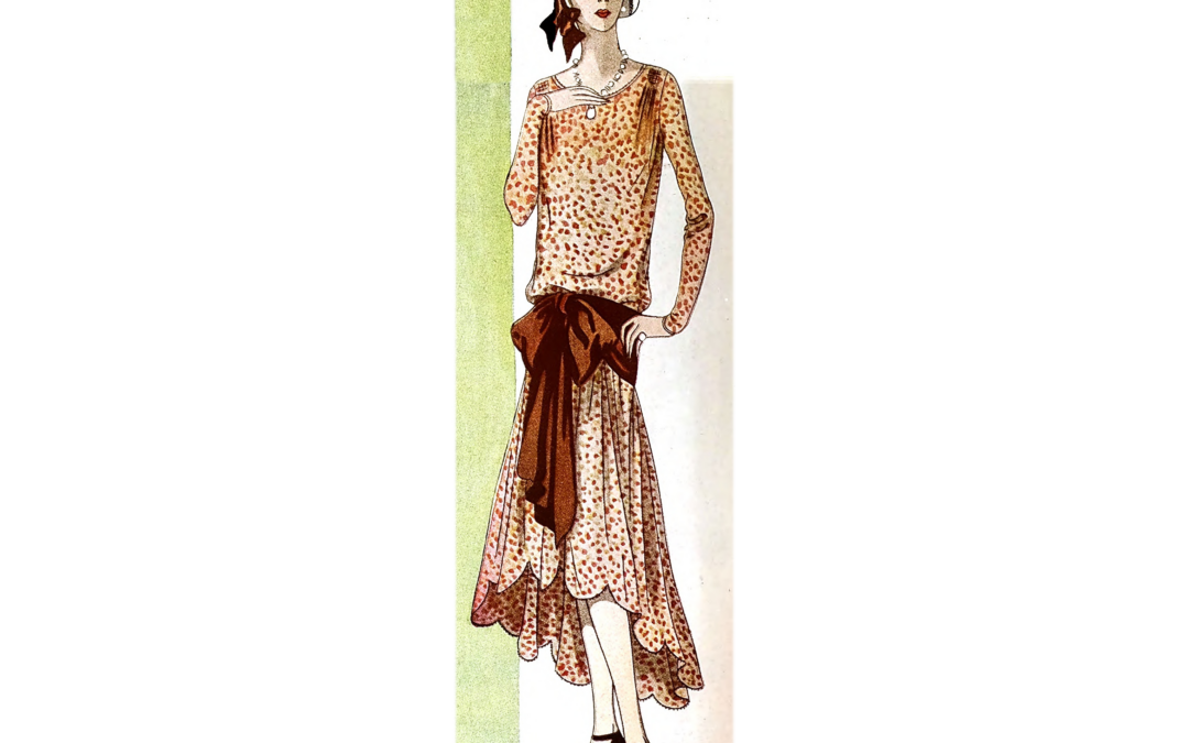 Late 1920s Womens Frock Sewing Pattern | Past Patterns 2072