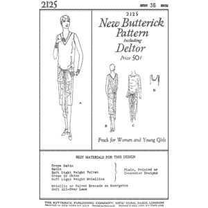 Pattern 2125 front cover