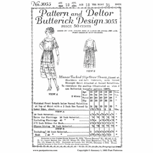 Pattern 3055 front cover