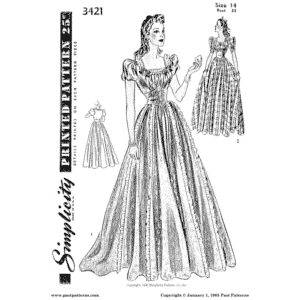 Pattern 3421 front cover