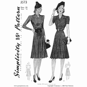 Pattern 3573 front cover