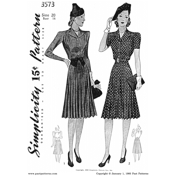 Pattern 3573 front cover
