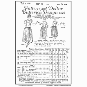 Pattern 4526 front cover