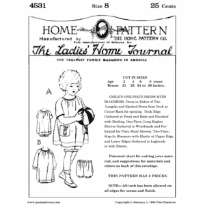 Pattern 4531 front cover