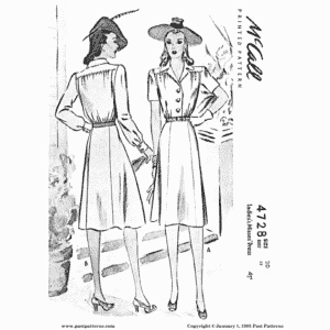Pattern 4728 front cover