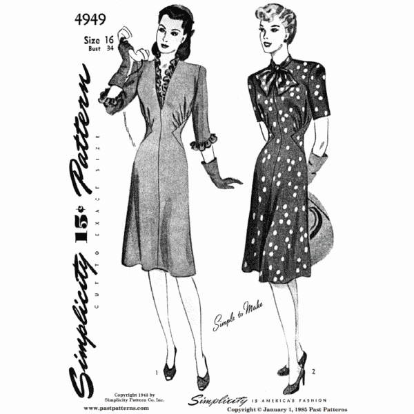 Pattern 4949 front cover