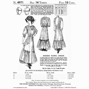 Pattern 4971 front cover