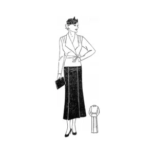 1930s Two-Piece Dress Sewing Pattern