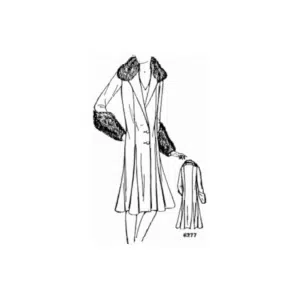 Early 1930s Princess Coat Sewing Pattern