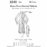 Pattern 6340 front cover