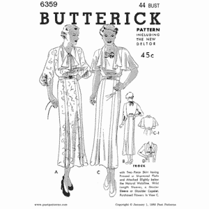 Pattern 6359 front cover