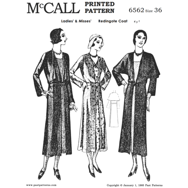 Pattern 6562 front cover