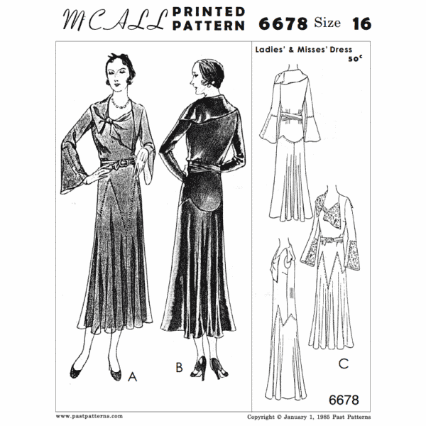 Pattern 6678 front cover