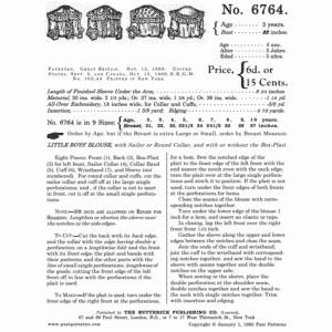 Pattern 6764 front cover