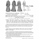 Early 1900s Ladies Two-Piece Costume Downloads Edwardian jacket and skirt pattern PDF