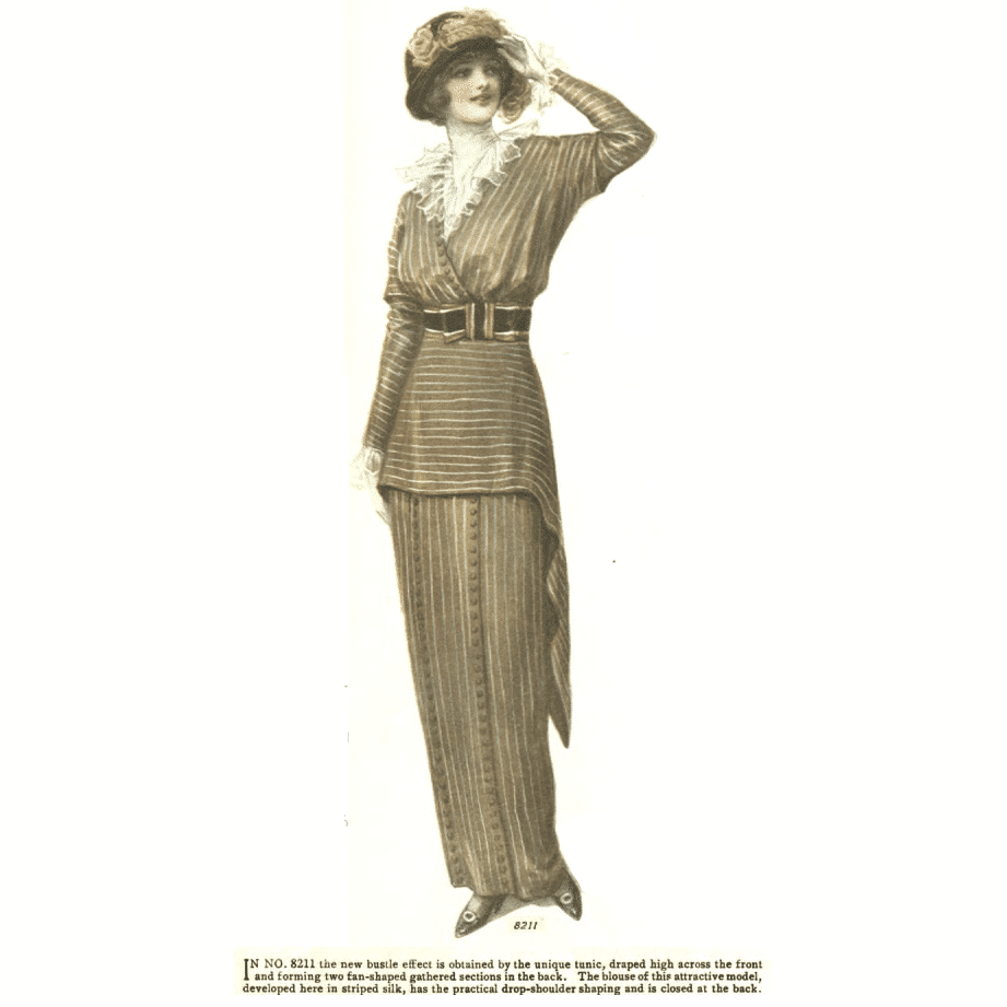 Mid 1920s Slip-On Bloused Dress Sewing Bust Sizes 33-38 Pattern