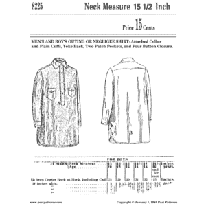Pattern 8225 front cover
