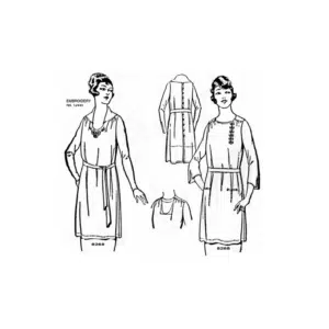Early 1920s Overblouse Sewing Pattern