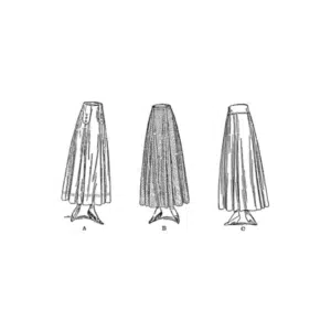 Mid 1910s Six Gored Skirt Sewing Pattern