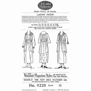 Pattern 9225 front cover