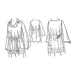 Late 1910s Ladies Waist Sewing Pattern