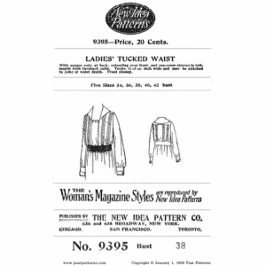 Digital Mid 1910s Tucked Waist Downloads with Multiple Print Formats