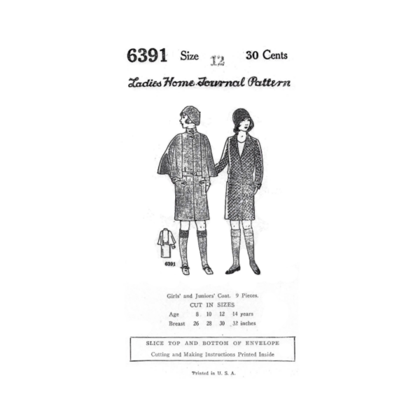 Pattern 6391 cover