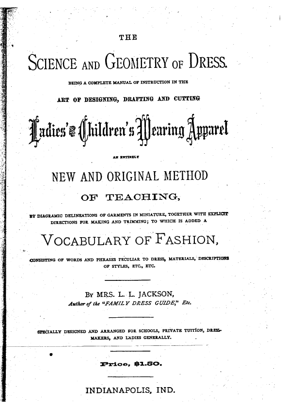1876 Science and Geometry of Dress Edited-title page