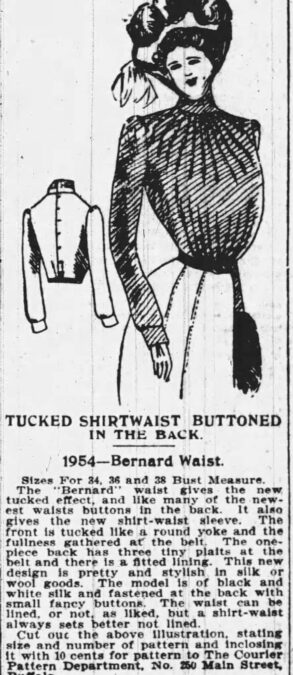 Demorest 1954 Bernard Waist ad from 1901