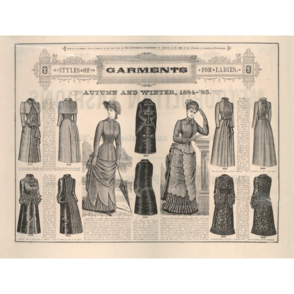 1884-1885 Butterick Metropolitan Fashion Catalog Downloads | Victorian Era | Instant PDF - Image 4