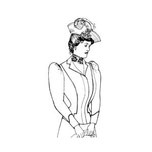 1900s Spectator Jacket Downloads pattern 0113 with multiple digital formats